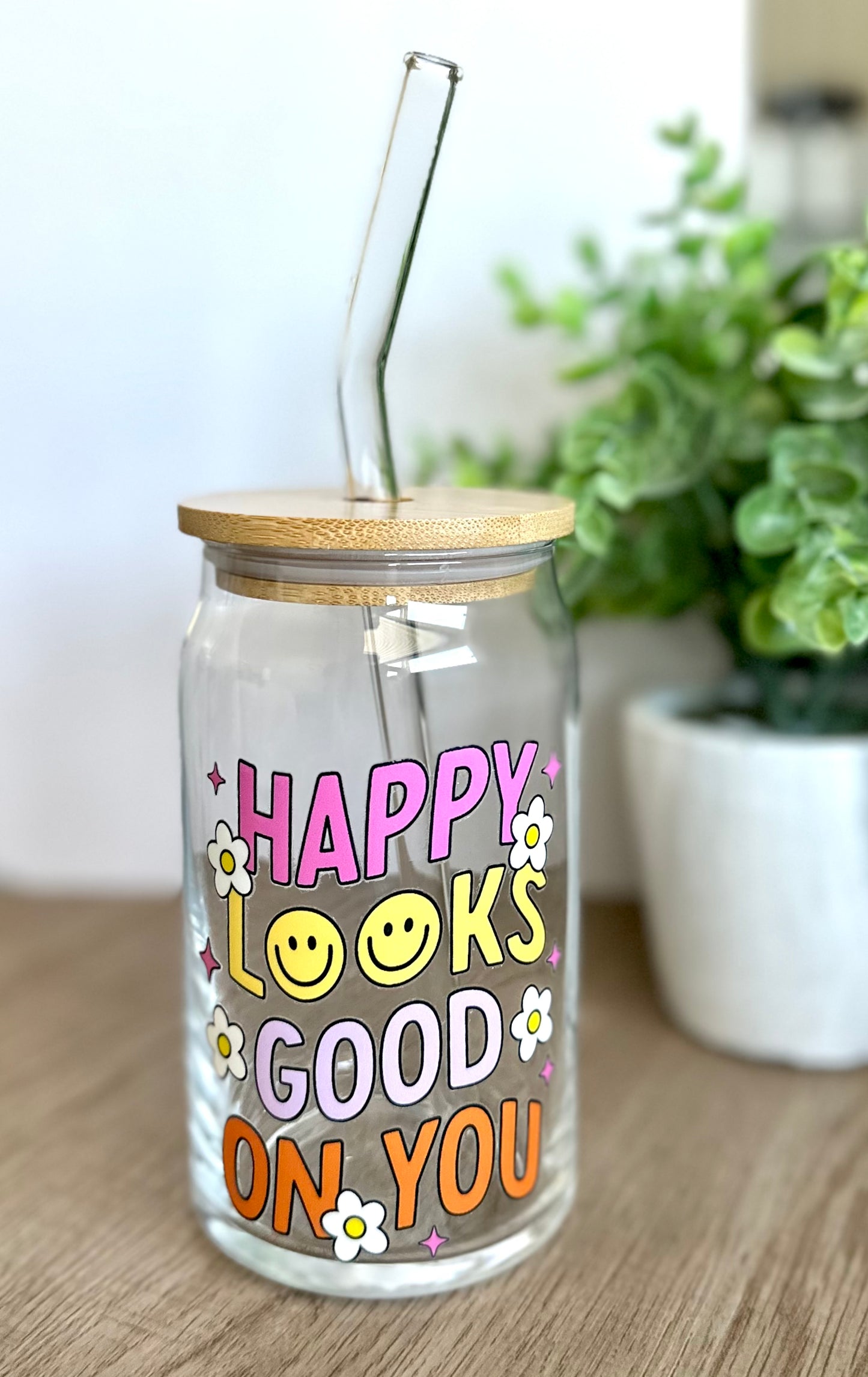 Happy Looks Glasscup